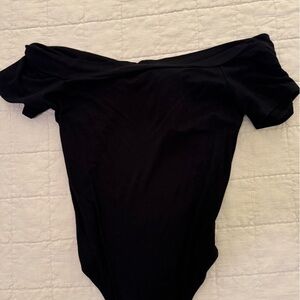 Lulus Black Backless Bodysuit